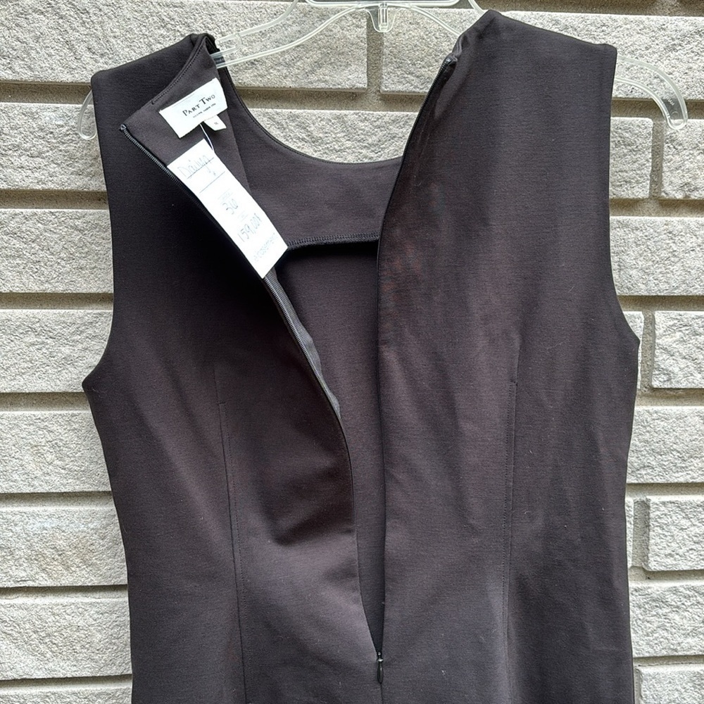 Part Two Dailyn Dress Black Classic Little Black Dress Sz 36 - Picture 8 of 10